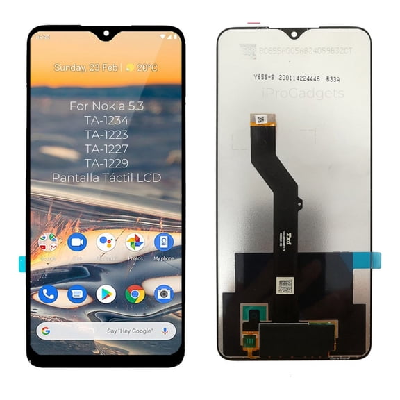 LCD Touch Screen for Nokia 5.3 Ta-1234 1223 1227 1229