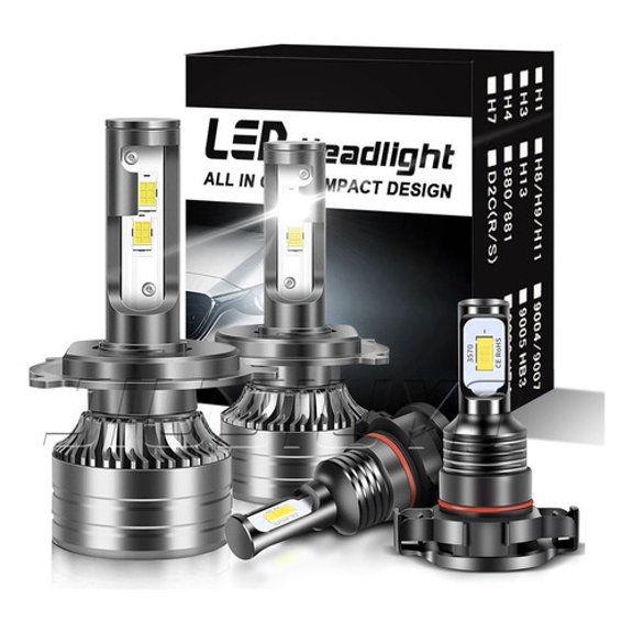 Applies to LED Headlight Kit 40000lm For 2011 Dodge Nitro High-Low Beam