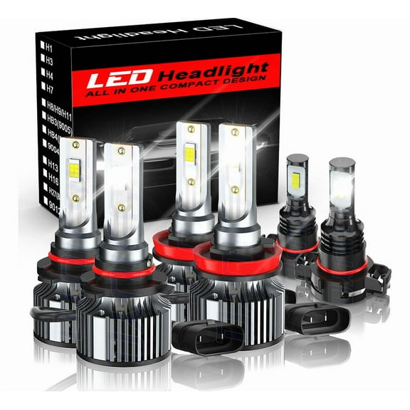 Applies to LED Headlight Kit H11 H16 30000lm For Chevrolet High/Low Beam