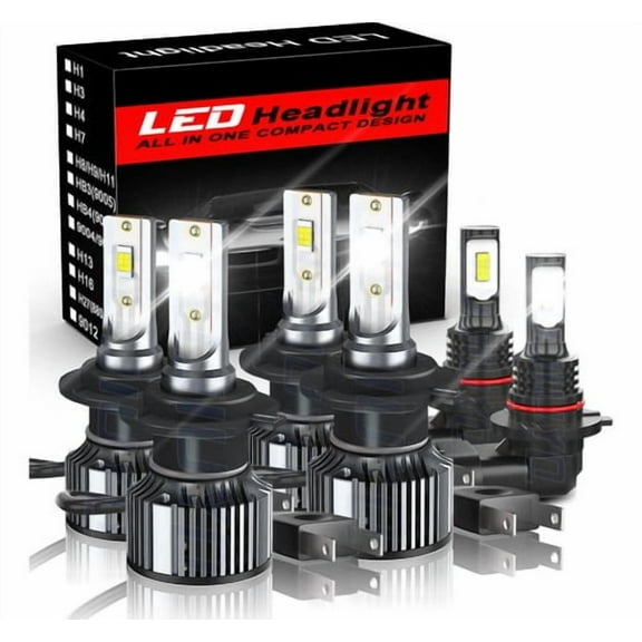 Applies to LED Headlight Kit H7 9006 30000lm for Seat High/Low Beam