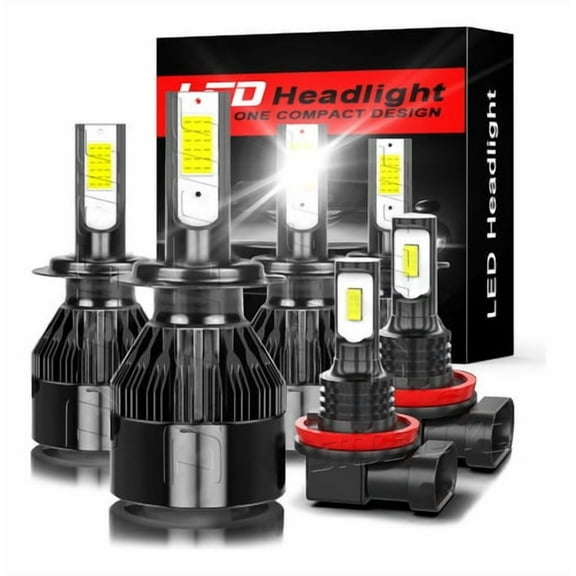 Applies to LED Headlight Kit H7 H8 14000lm for Volkswagen High/Low Beam