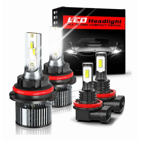 Applies to LED Headlight Kit H8 9007 30000lm For Nissan High/Low Beam