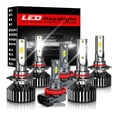 thumbnail image 1 of Applies to For Mitsubishi Lancer 2008-2017 9005 H11 LED Headlight Kit, 1 of 10