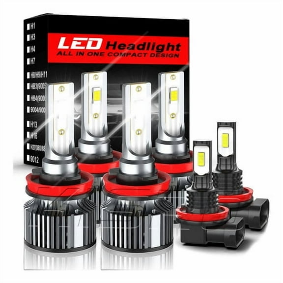 Applies to Led Light Headlight Kit H9 H11 H8 30000lm For Nissan High/Low