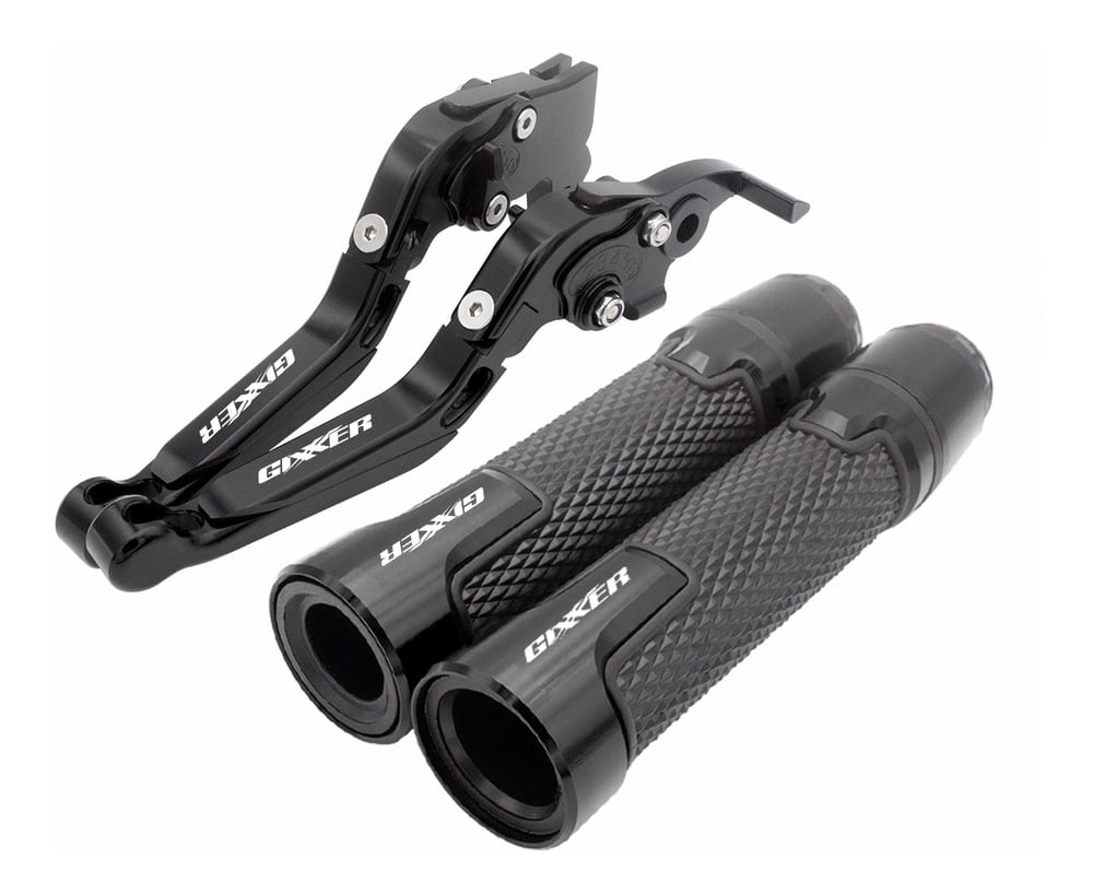 Applies to Levers and Grips for Suzuki Gixxer 150 250 SF - Black