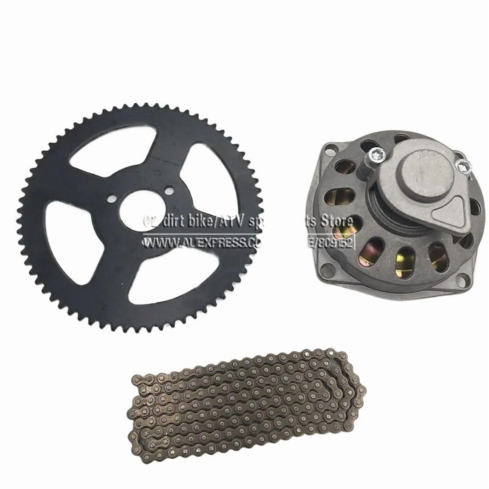 T8F Kit Chaîne Pignon 6T Pour Mini Moto 47cc 49cc - Système Transmission Pocket Bike