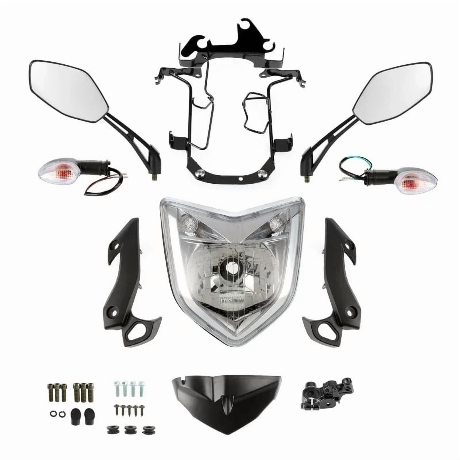 Visual Reference: Applies To Motorcycle Headlight Assembly For Yamaha Fz1N 2006 2012