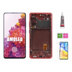 Oled Lcd Screen+Frame Compatible With Samsung S20 Fe 4g G78