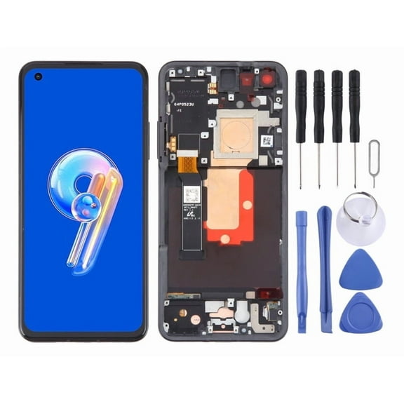 Original Black LCD Screen With Frame for Asus Zenfone 9 9z