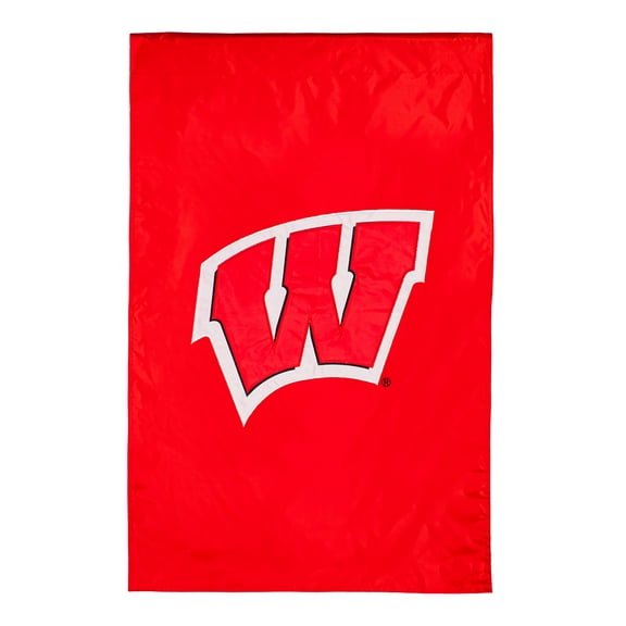 Wisconsin Badgers 28" x 44" Double-Sided Garden Flag