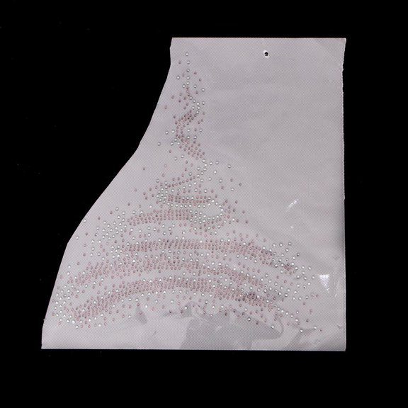 Applique Transfer Bling Patch Garment - triangle, as described