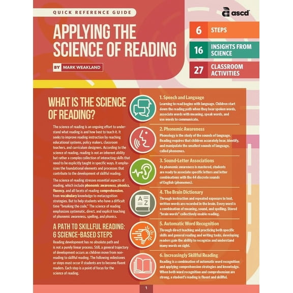 Applying the Science of Reading (Quick Reference Guide) (Other)
