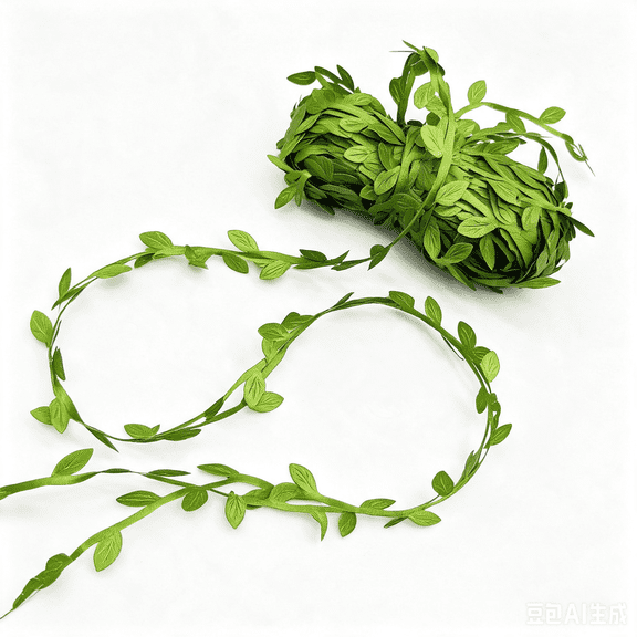Appoft 66 Ft Artificial Vines,Green Leaf Gift Wrapping Trim Ribbon,Eucalyptus Leaves Garland Wreath Accessory DIY Craft Party Wedding Home Decoration