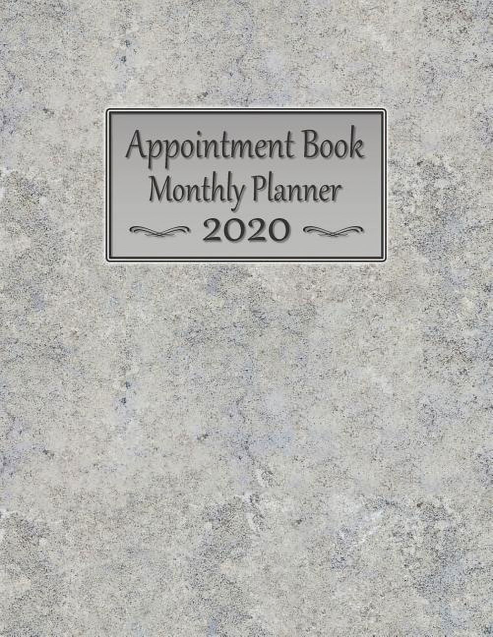 Appointment Book Monthly Planner 2020 Large 8.5 x 11 Dated Agenda