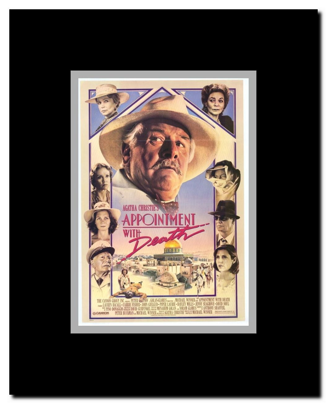 Appointment With Death Framed Movie Poster