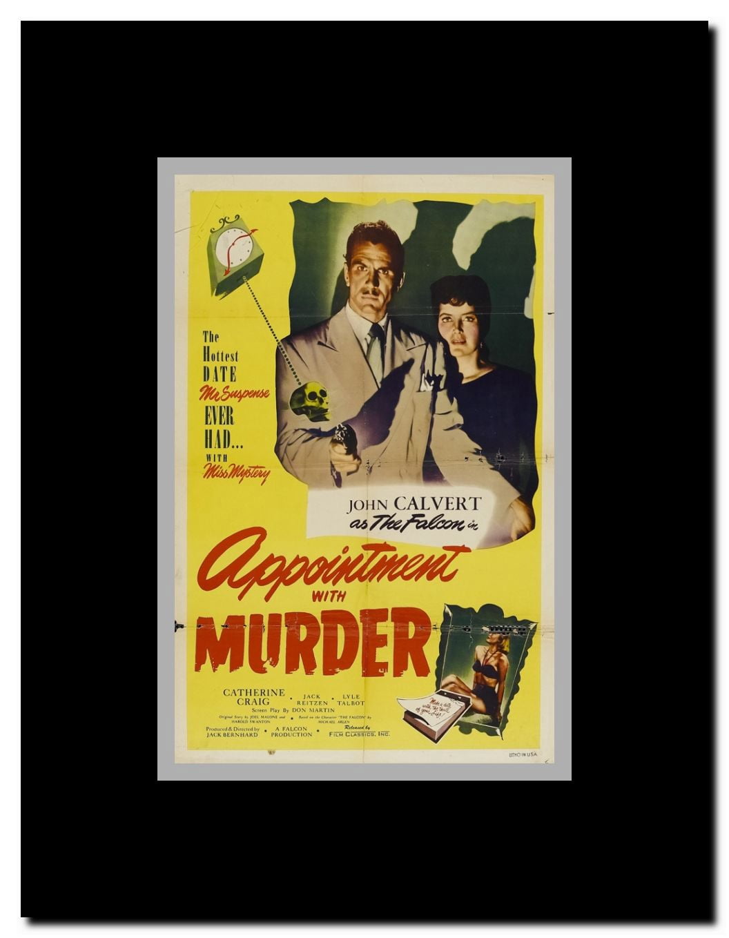 Appointment With Murder Framed Movie Poster