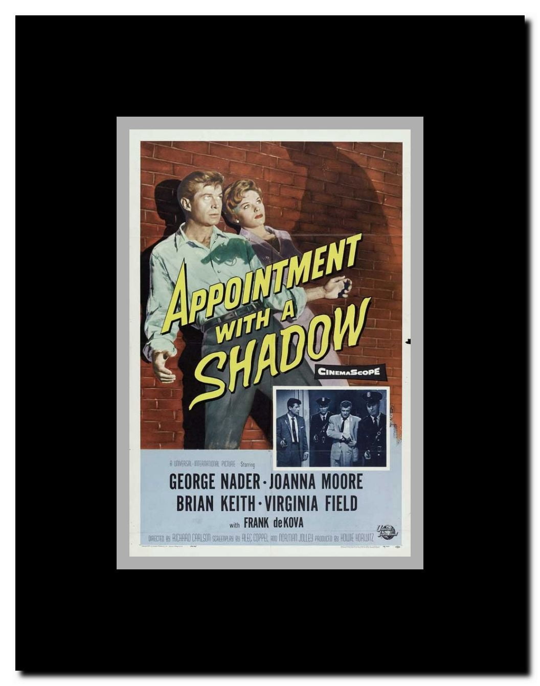 Appointment With a Shadow Framed Movie Poster