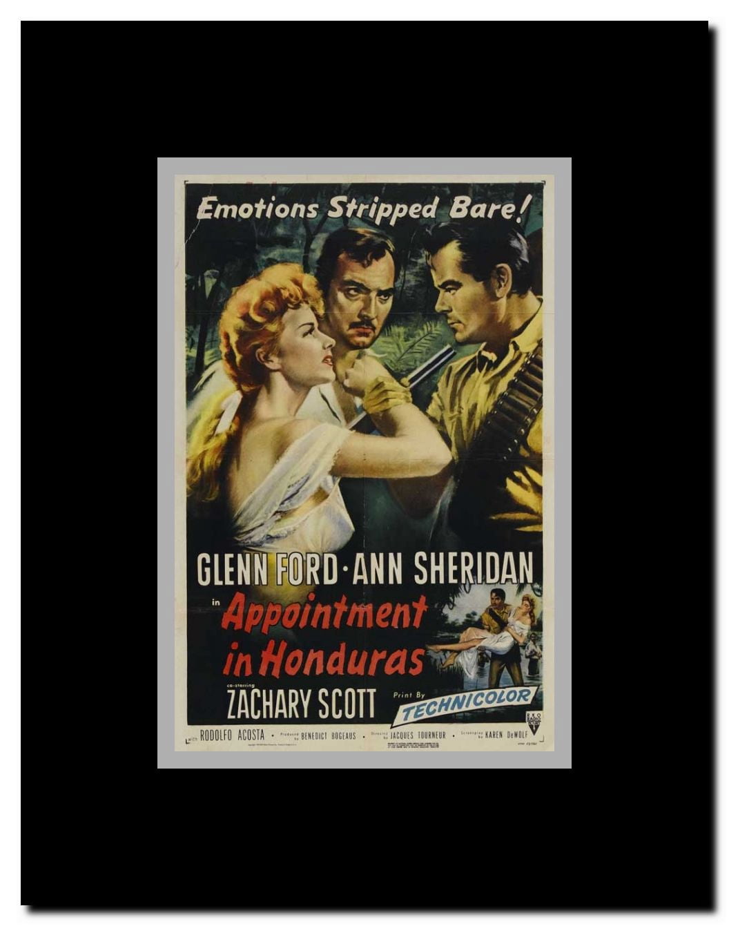 Appointment in Honduras Framed Movie Poster