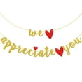 thumbnail image 1 of We Appreciate You Banner, Pre-Strung Staff Appreciation Banner, Employee Appreciation, Clinic, Office Break Rooms, Boss Pastor Teacher Doctor Nurse Appreciation Banner, Thank You Staff Party Decor, 1 of 6