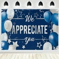 thumbnail image 1 of We Appreciate You Banner Thank You Banner Appreciation Decorations Banner Thank You For All You Do Backdrop Employee Teacher Doctor Nurse Staff Appreciation Graduation Party Decorations 6.6X3.8 FT, 1 of 4