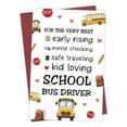 thumbnail image 1 of Appreciation Card for School Bus Driver – Fun and Heartfelt Design with School Bus Graphics – Perfect Thank You Gift for Dedicated Drivers – Envelope Included, 1 of 3