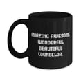 thumbnail image 1 of Appreciation Counselor 11oz 15oz Mug, Amazing Awesome Wonderful Beautiful Counselor, Funny Cup For Men Women From Boss, Team leader gift ideas, Team leader gifts for christmas, Team leader thank you, 1 of 2