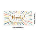 thumbnail image 1 of Appreciation Design Banner Thank You Glitter Typography Gratitude Cloud Shape for Office Party Classroom Decoration Teacher Gift, 1 of 8