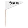 thumbnail image 1 of Appreciation Expression Support Toothpick Triangle Cupcake Toppers Flag, 1 of 3