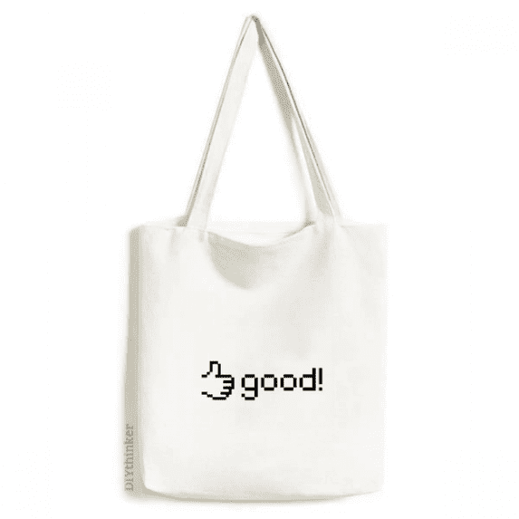 Appreciation Expression Support Tote Canvas Bag Shopping Satchel Casual Handbag