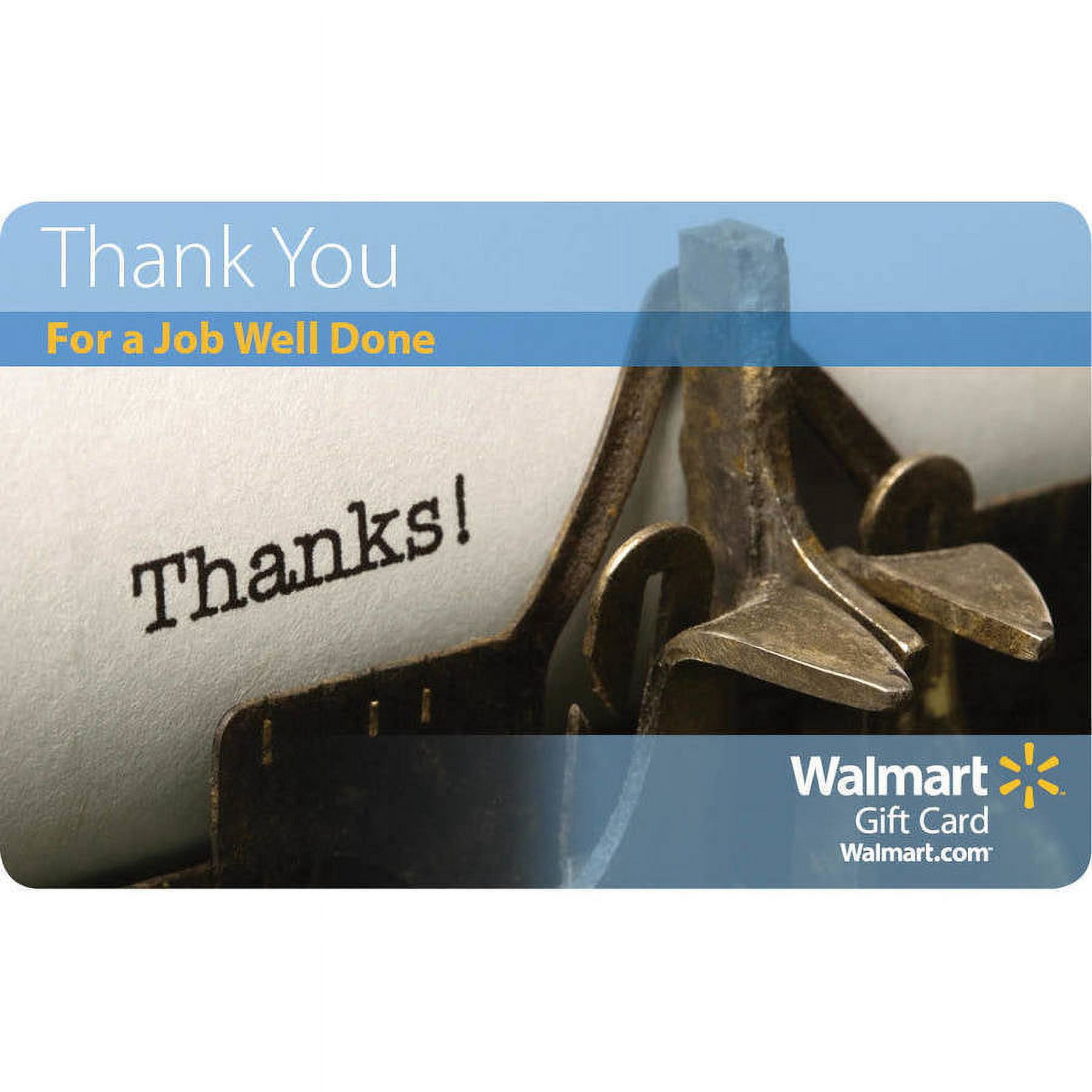 Appreciation Gift Card
