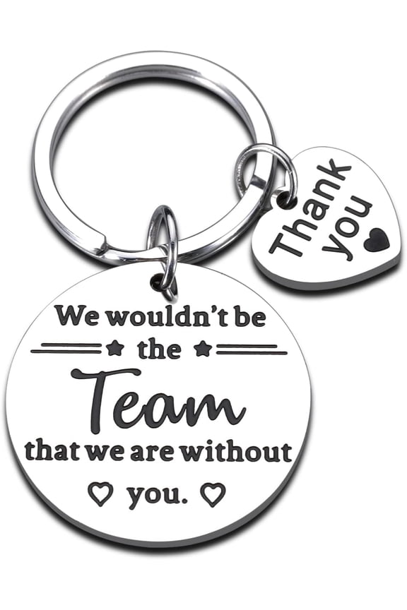 Appreciation Gift for Men Women, Coworker Leaving Goodbye Gifts, Thank You Gift for Coworker, Office Gift for Stuff Team Member, Team Inspirational Gift, Inspirational Office Keychain for Him Her,