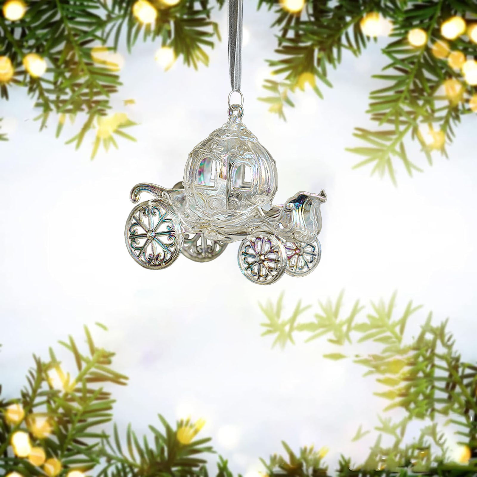 Appreciation Gifts Christmas Decoration Pendant Transparent Colorful