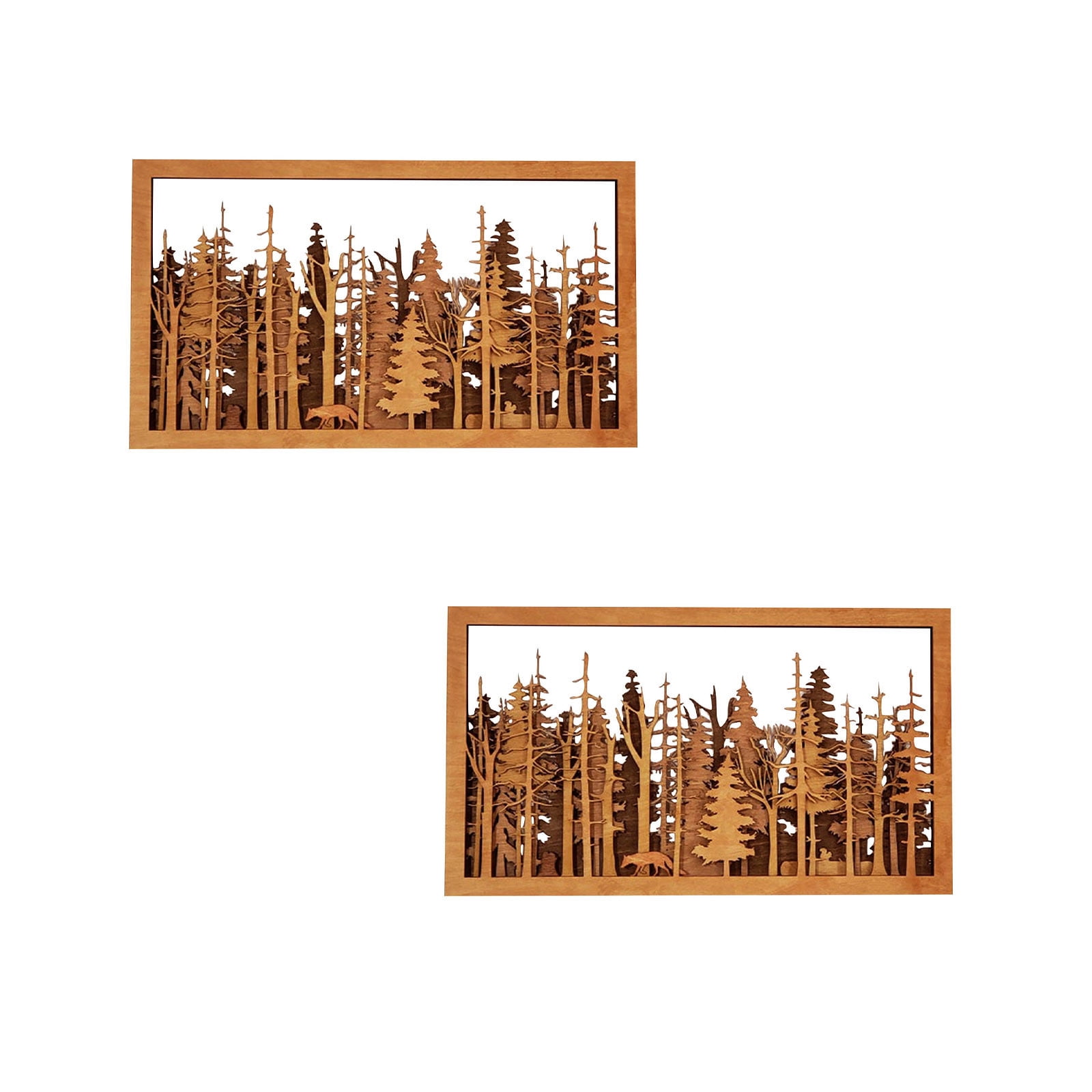 Appreciation Gifts Wall Art Forest Nature Trees Wilderness Multilayer