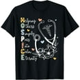 thumbnail image 1 of Appreciation Hospice Nurse Stethoscope Medical Nurses Week T-Shirt Black Small, 1 of 4