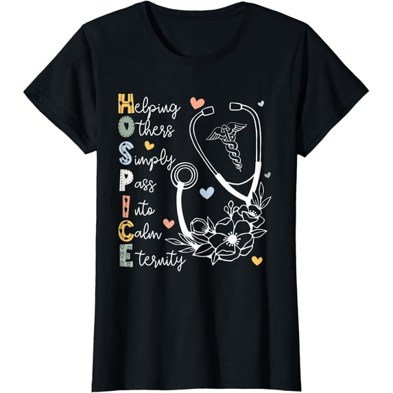 Appreciation Hospice Nurse Stethoscope Medical Nurses Week T-Shirt