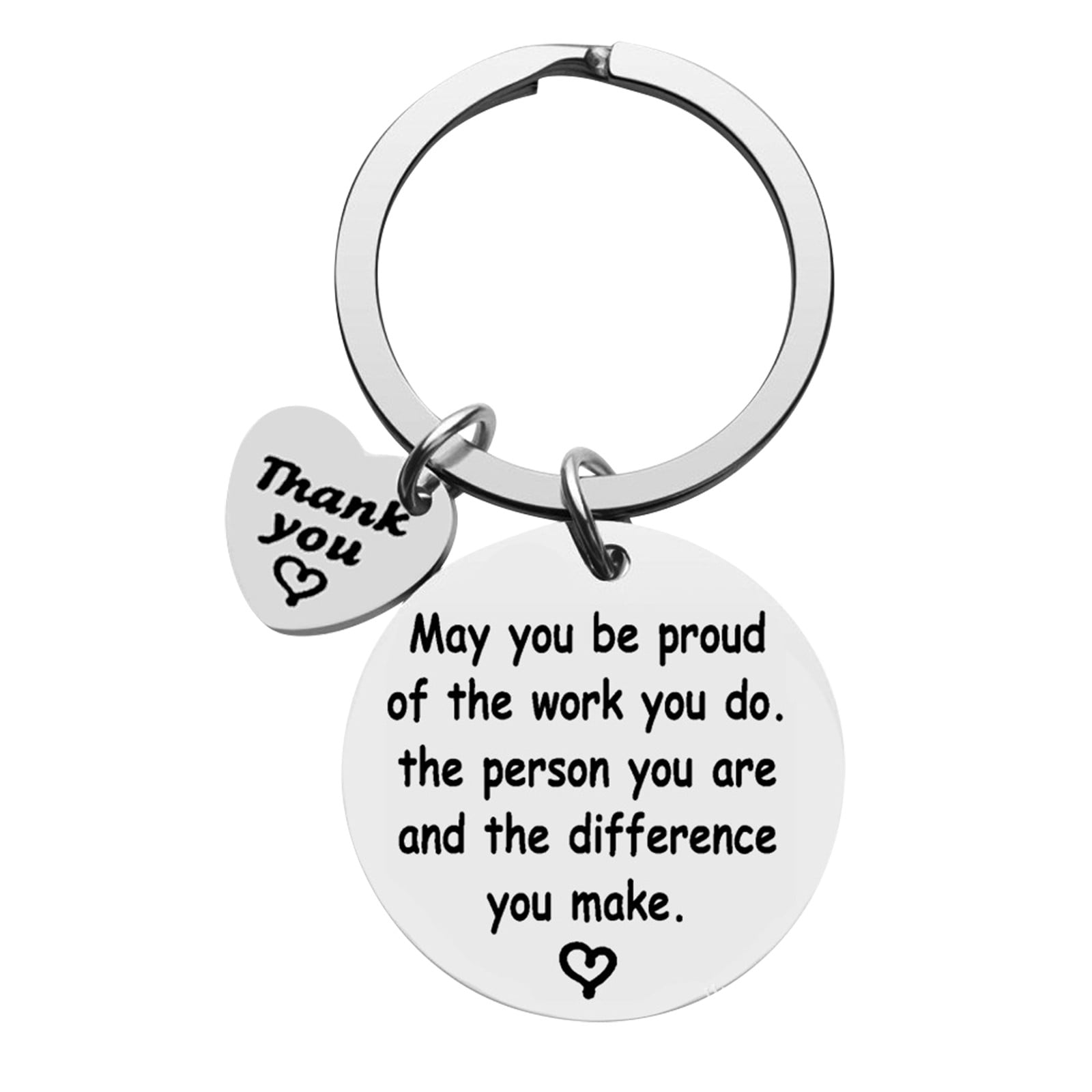 DEGASKEN Best Neighbor Ever Gifts, Funny Gifts for Neighbor, Unique Metal Keychain for Neighbor Farewell Going Away, Women's, Size: Pendant 2* 1.2