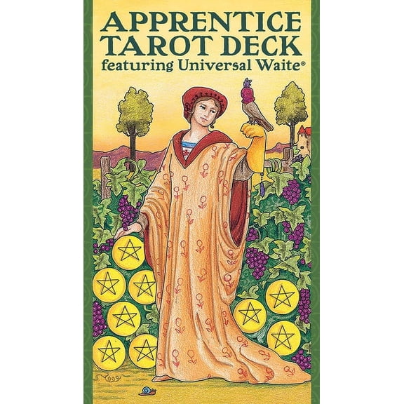 Apprentice Tarot Deck: 78 Cards for Beginners Featuring Universal Waite(r) with Tarot Meanings & Keywords for Easy Learn, (Hardcover)