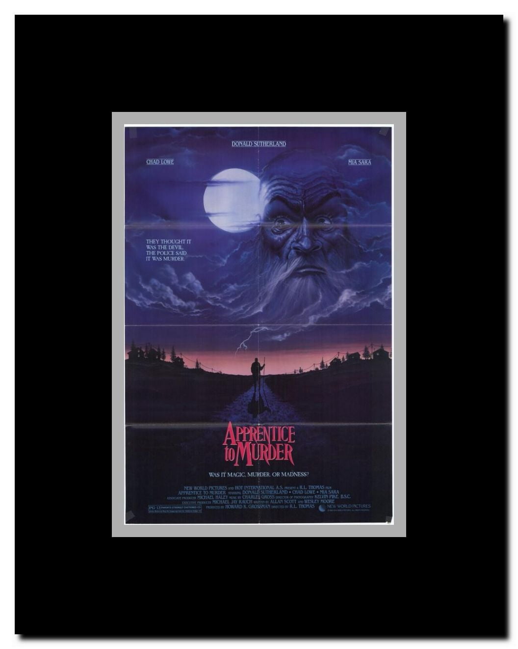 Apprentice to Murder Framed Movie Poster