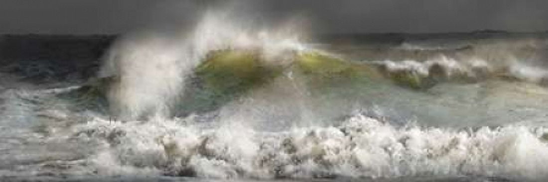 Approaching Canvas Art - Mike Calascibetta (12 x 36)
