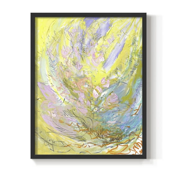 Approaching Equinox Framed Print in Black Solid Wood Framed Print No Nail Hanging