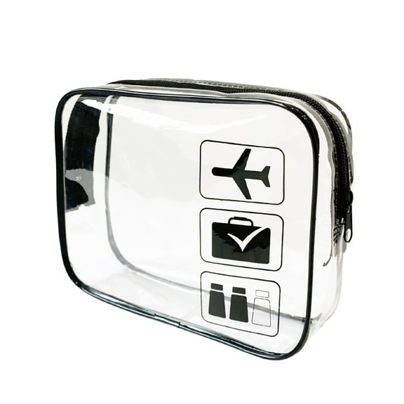 Approved Clear Travel Toiletry Bag for Carry On Compliant Cosmetic Organizer with Portable Design