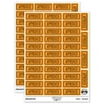 thumbnail image 1 of Approved Double Line Border Sticker Set - Orange - Matte Finish - 1.5" Small, 1 of 7