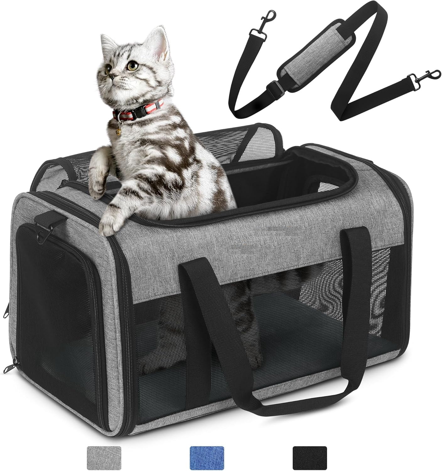 Dog Travel Bag TSA Approved Pet Carrier In Cabin 17 X