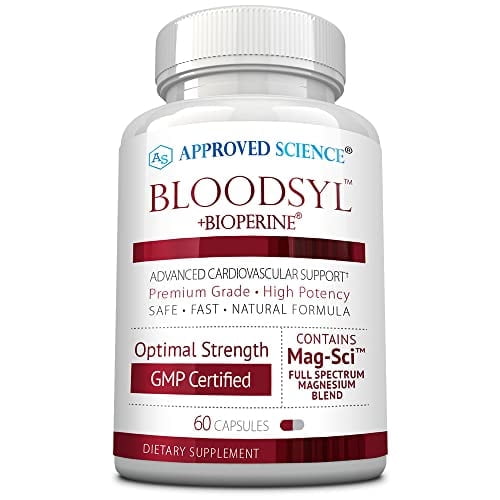 Approved Science Bloodsyl Blood Pressure & Circulation Support Heart & Cholesterol Wellness 60 Capsules