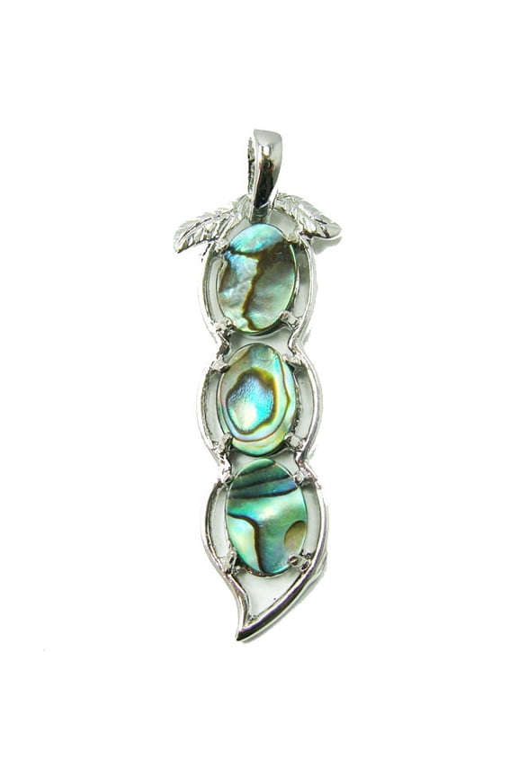 Approx. 13x40mm Abalone Shell Peanut Pendant ForJewelry Making