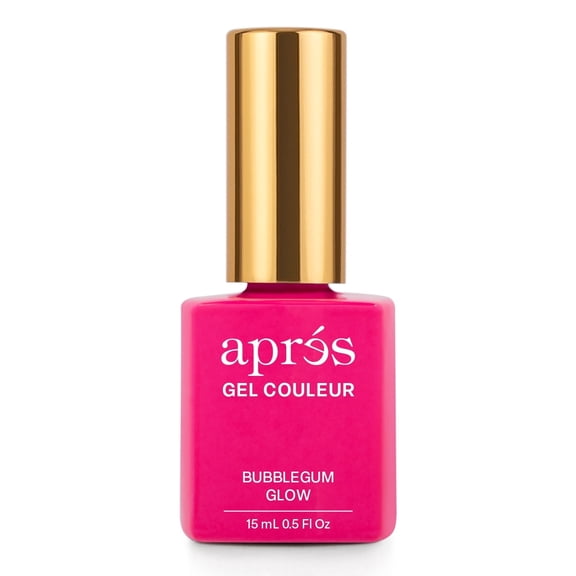 Aprés Gel Couleur Nail Polish - Bubblegum Glow, J06 (HEMA/TPO-Free), 15ml