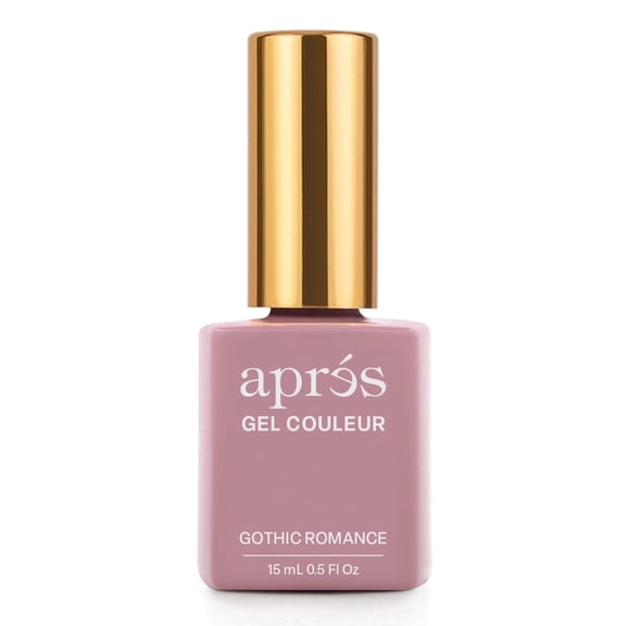 APRÉS Gel Couleur Gel Nail Polish, HEMA & TPO-Free, Gothic Romance 306, 15ml