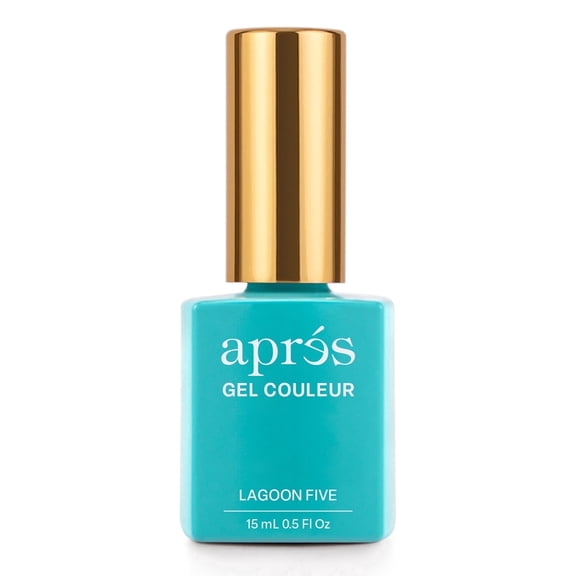 APRÉS Gel Couleur Gel Nail Polish, HEMA & TPO-Free, Lagoon Five 228, 15ml