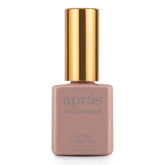 APRÉS Gel Couleur Gel Nail Polish, HEMA & TPO-Free, Vintage Carnation N04, 15ml