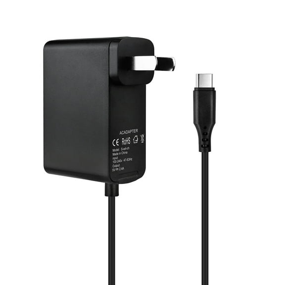 Aprelco 5V 2.4A Type-C USB-C AC-DC Charger Adapter Type-c Cable Compatible with HTC U11 U Ultra M10 Bolt Power Supply Cord Mains PSU